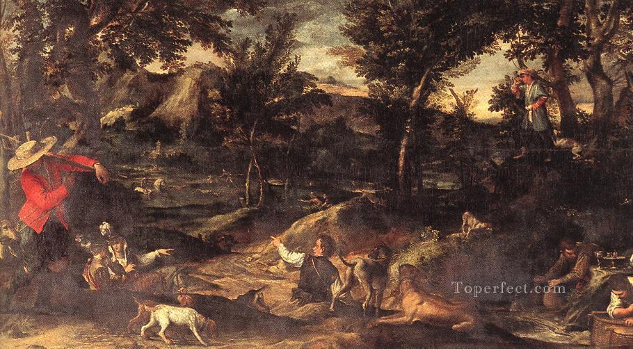 Hunting Baroque Annibale Carracci Oil Paintings